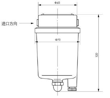 QFG-1005空气过滤器外形尺寸